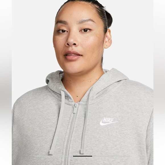 Nike Sportswear Club Fleece Sweatsuit Gray-Plus Size - Picture 5 of 7